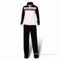 Women's Tracksuit, Made of 95% Polyester and 5% Spandex, with Embroidered Logos